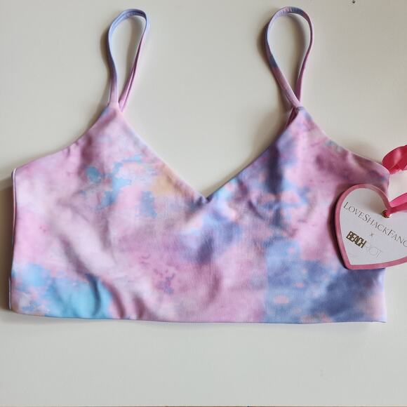 LoveShackFancy X Beach Riot Georgia Top Size Small New - Picture 2 of 11